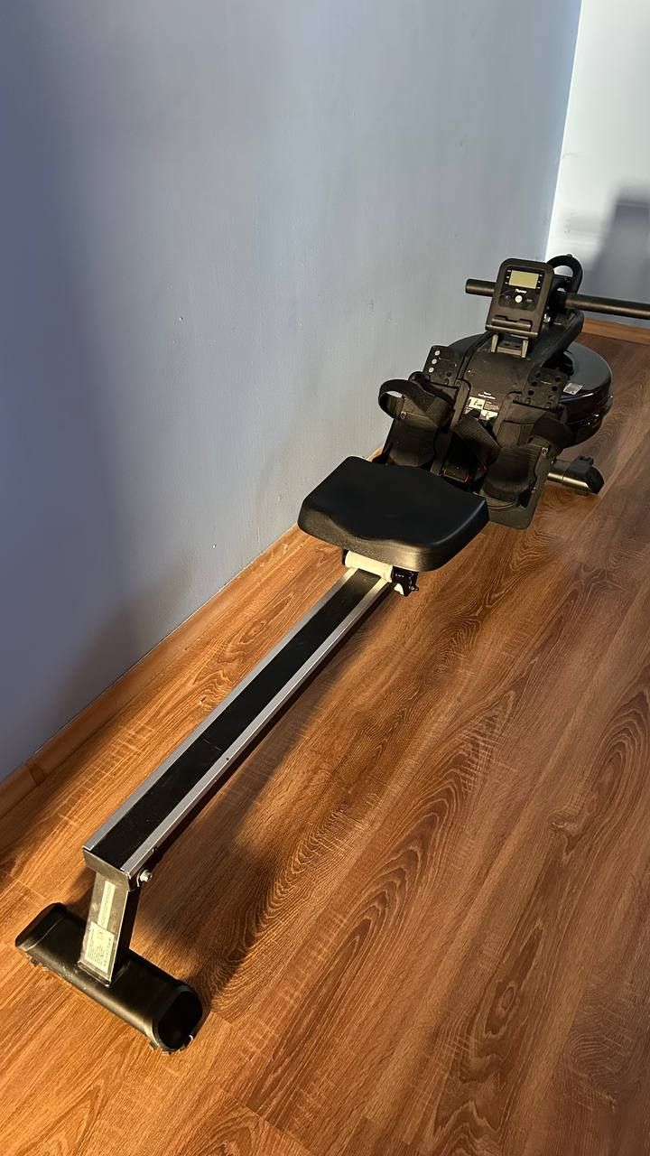 PASYOU wioślarz wodny do domu, nośność 160 kg, LCD, kompatybilny z Kinomap