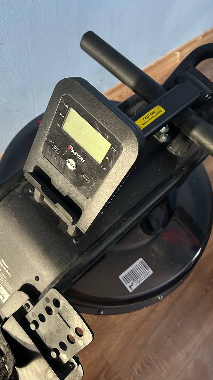 PASYOU wioślarz wodny do domu, nośność 160 kg, LCD, kompatybilny z Kinomap