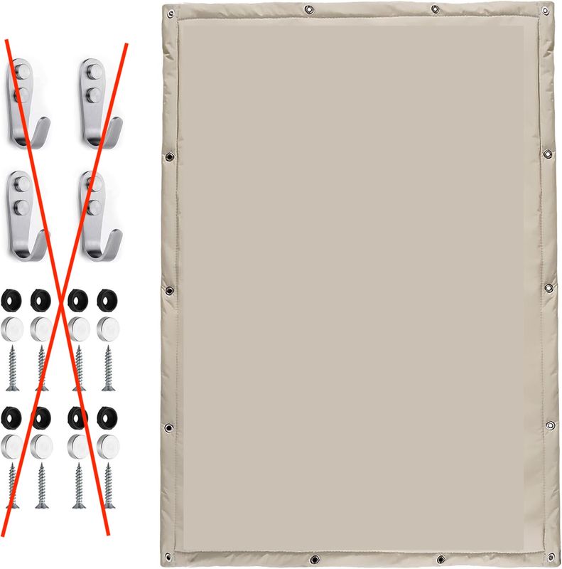 Dźwiękoszczelny sufit do nagrań – 1,35 x 2 m, dźwiękochłonna płyta