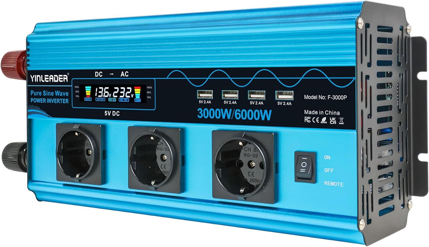 Yinleader Przetwornica Napięcia 3000W