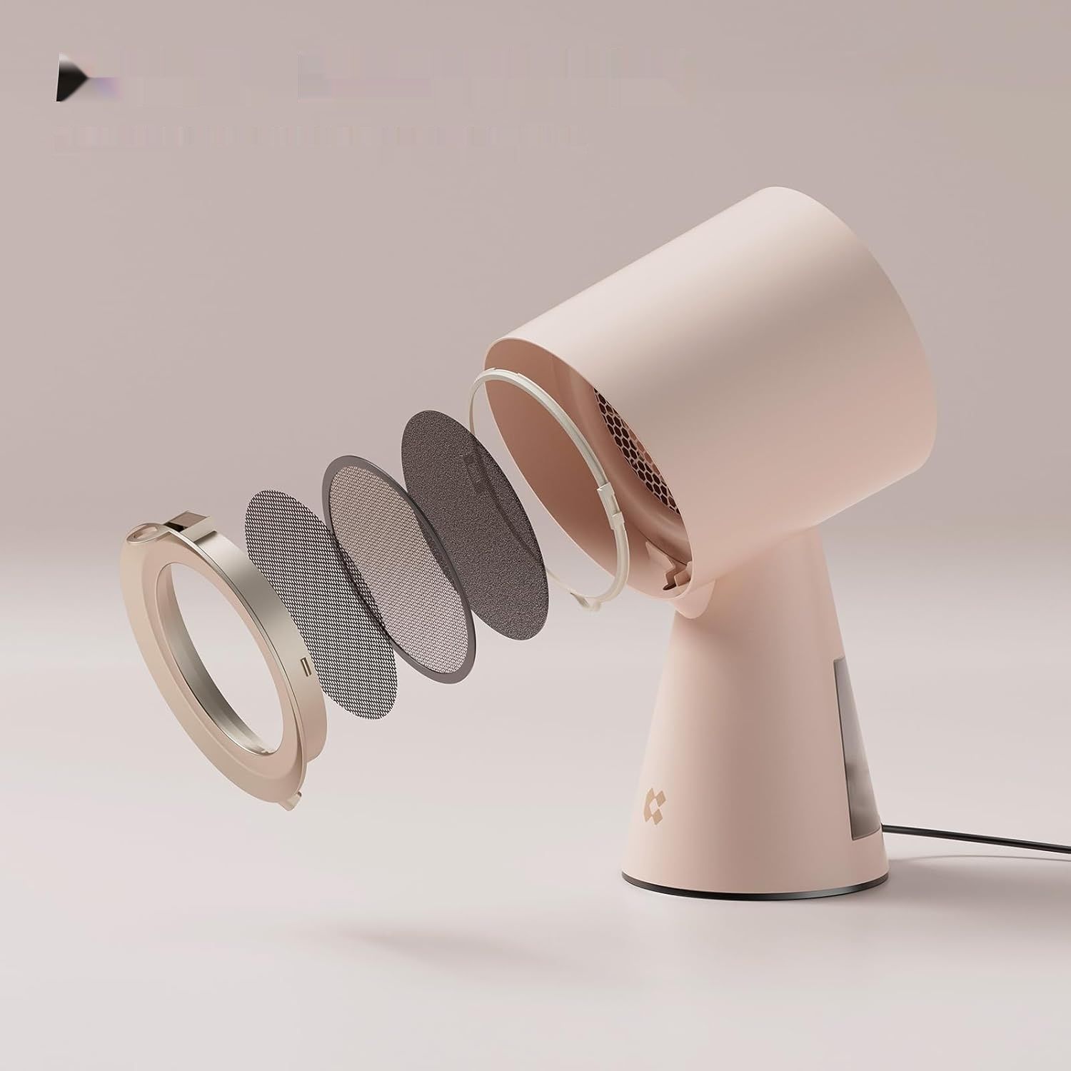 CIARRA CBPHP01 HOOD TO GO – mini okap przenośny w kolorze różowym
