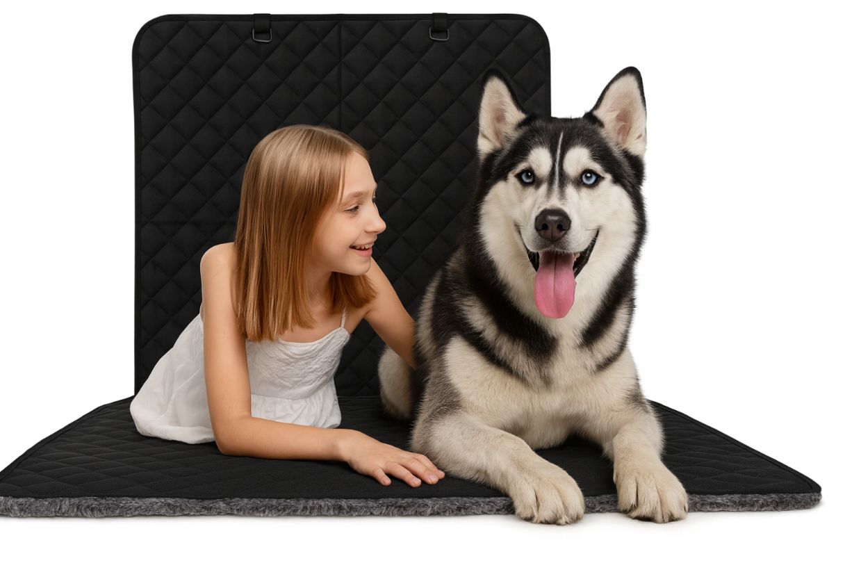 KingCamp pokrowiec na fotel samochodowy dla psa z twardym dnem