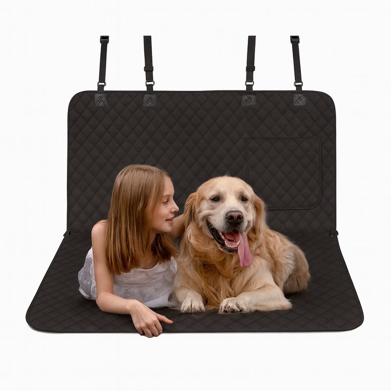 KingCamp pokrowiec na fotel samochodowy dla psa z twardym dnem