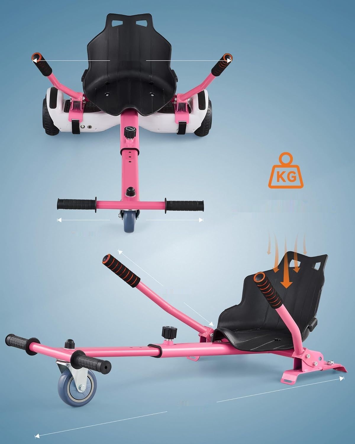 CO-Z Go-Kart Hoverkart do Hoverboardu 16,5–25,4 cm