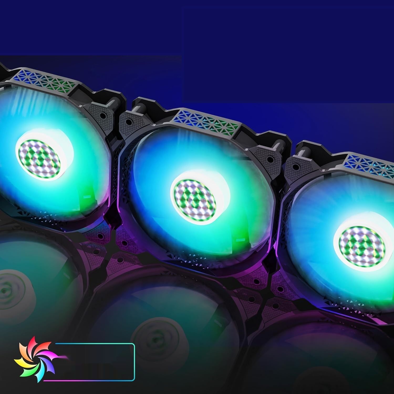 Obudowa PC MUSETEX ATX z wstępnie zainstalowanymi 6 wentylatorami PWM