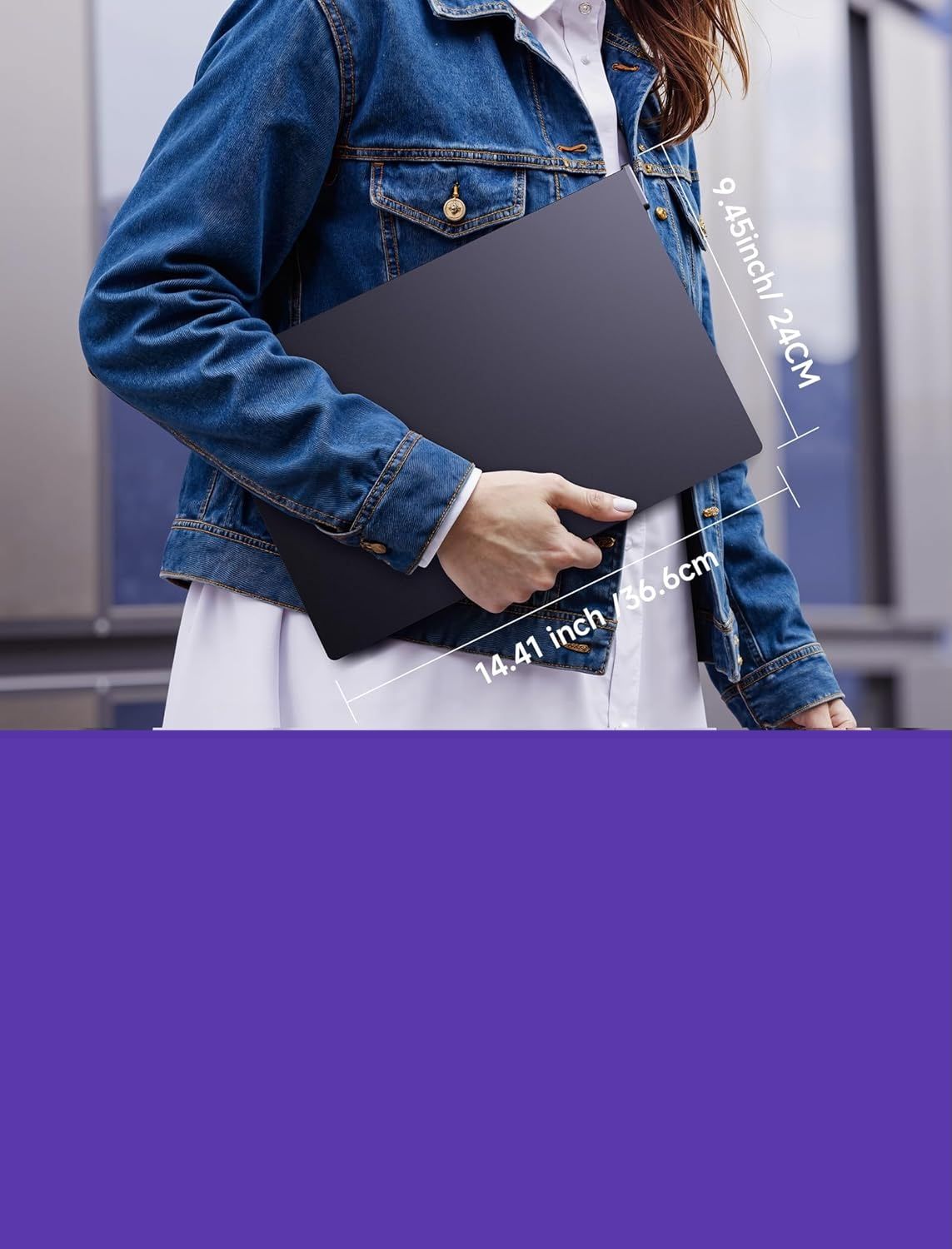 JSAUX FlipGo Pro 13,5" – Podwójne rozszerzenie ekranu laptopa 2.2K