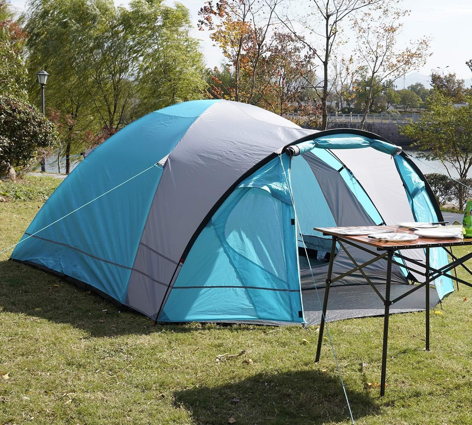 Namiot Portal 3–4 osobowy z przedsionkiem – wodoodporny, lekki namiot rodzinny