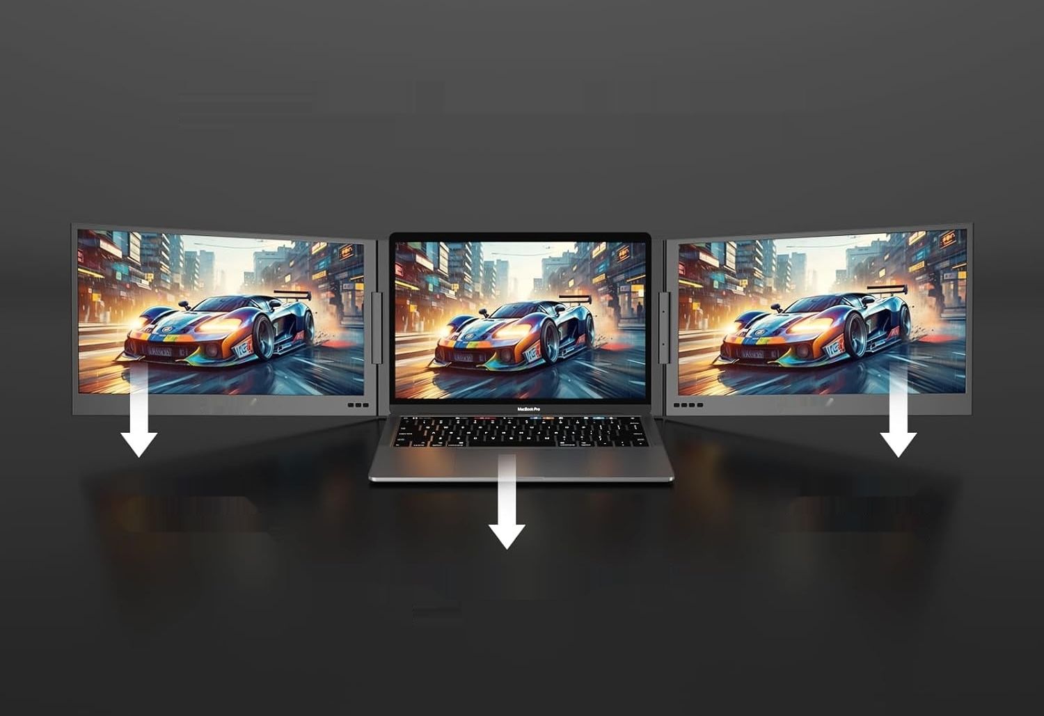 MT-VIKI 15,6'' przenośne rozszerzenie ekranu laptopa, podwójny monitor