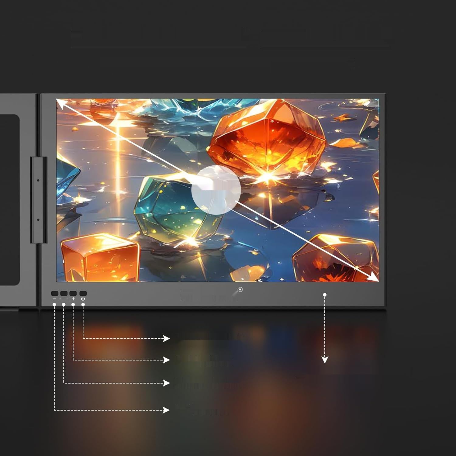 MT-VIKI 15,6'' przenośne rozszerzenie ekranu laptopa, podwójny monitor