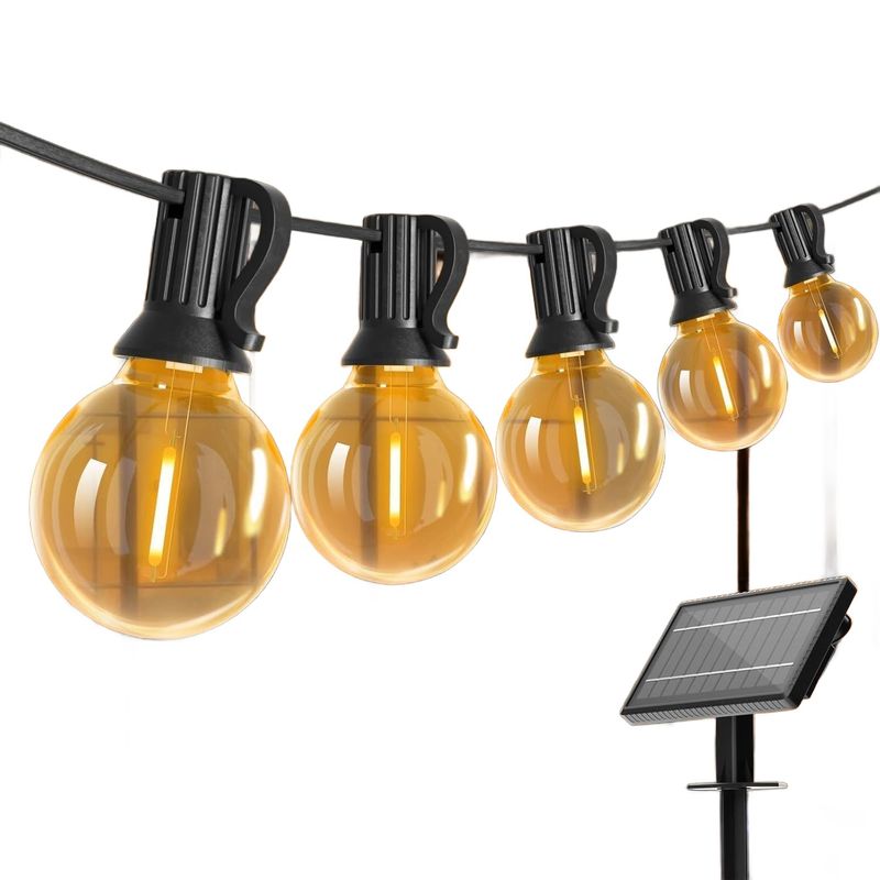 Bomcosy Girlanda Świetlna Słoneczna na Zewnątrz – 24 m – Wodoodporna