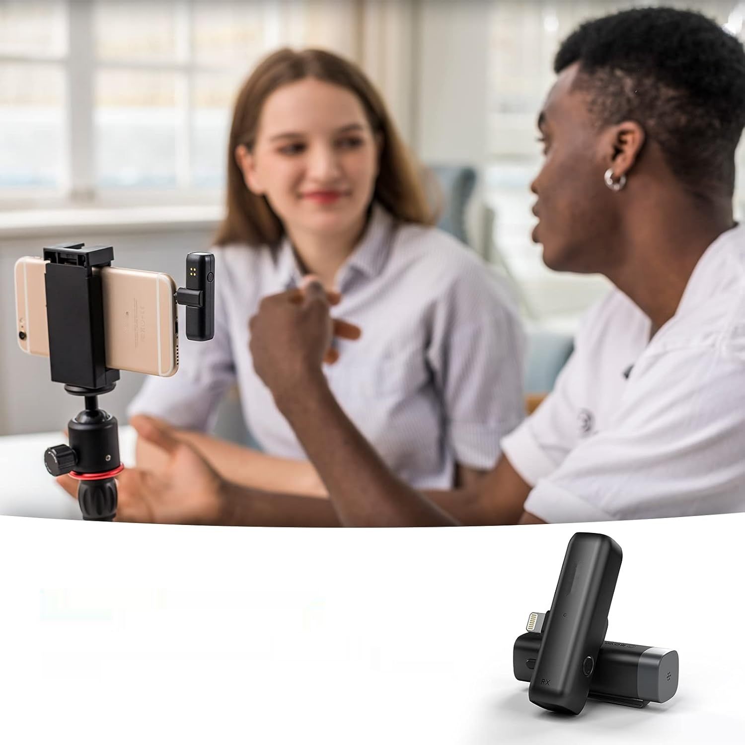 BOYA BY-WM3U USB C 2.4G bezprzewodowy mikrofon