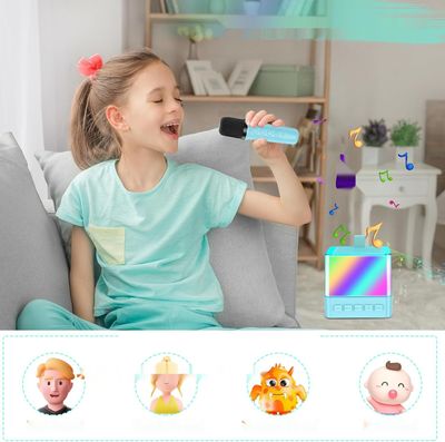Karaoke dla dzieci z 1 mikrofonem, przenośny głośnik Bluetooth