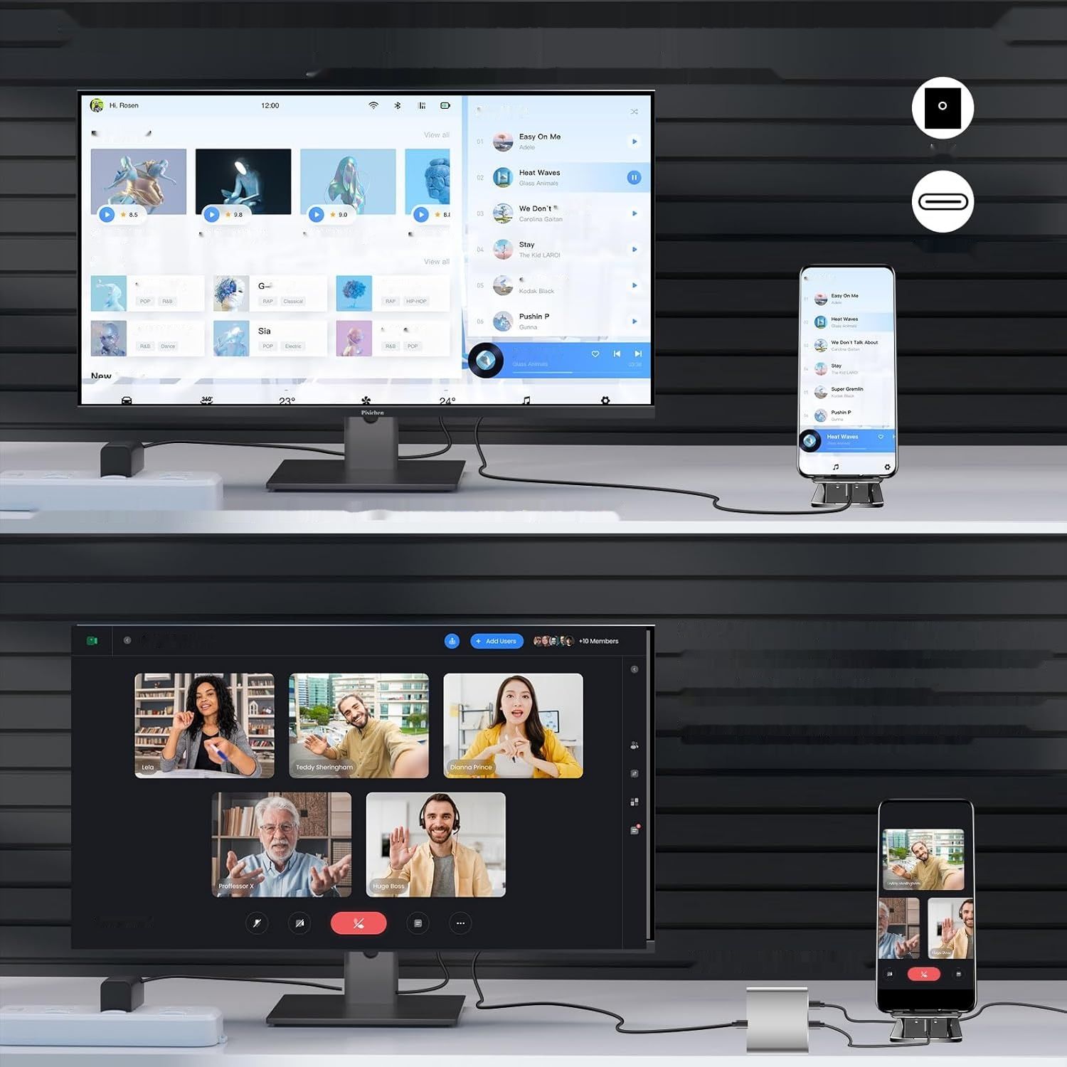 27-calowy monitor dotykowy 2K 100Hz do gier, QHD 2560 x 1440