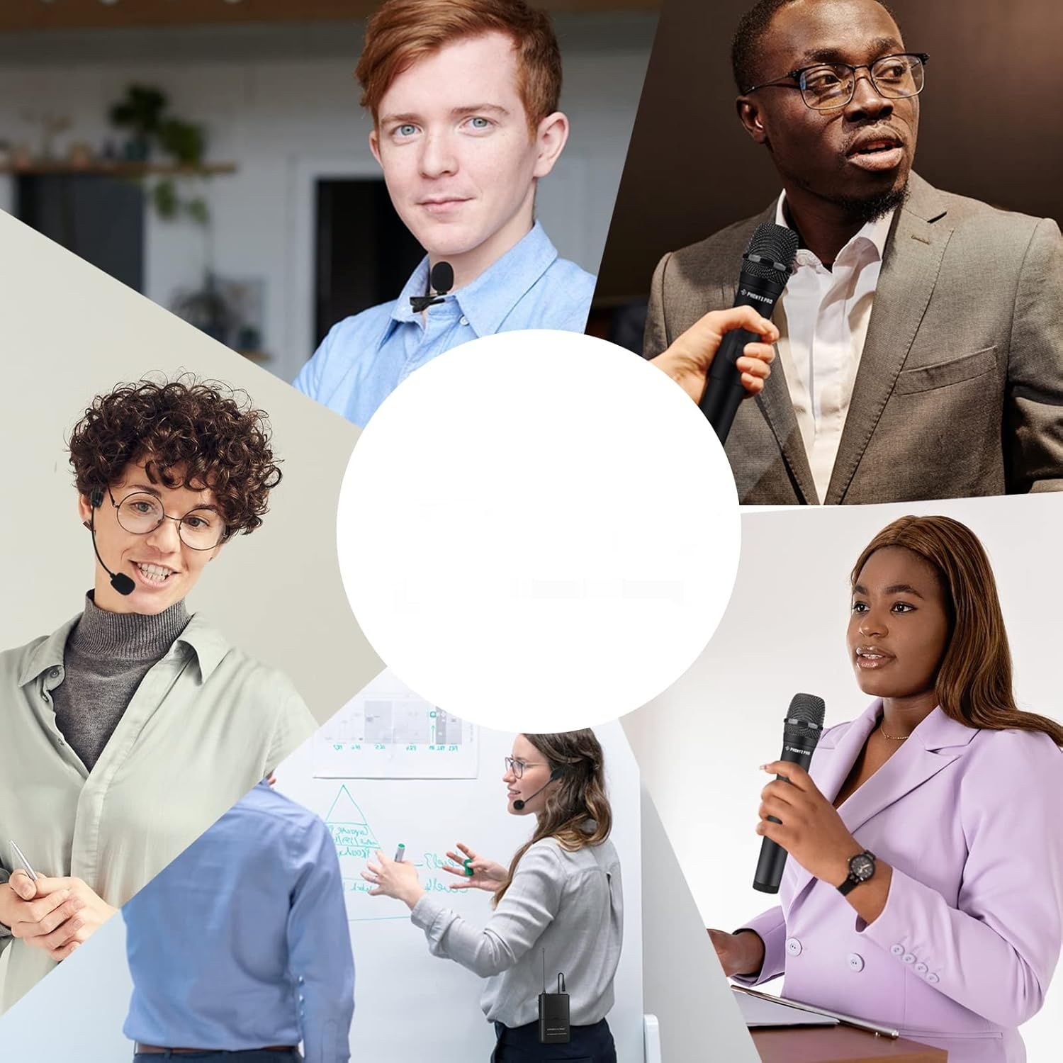 Phenyx Pro PTV-1B – bezprzewodowy system mikrofonowy VHF z mikrofonem ręcznym, nagłownym i krawatowym