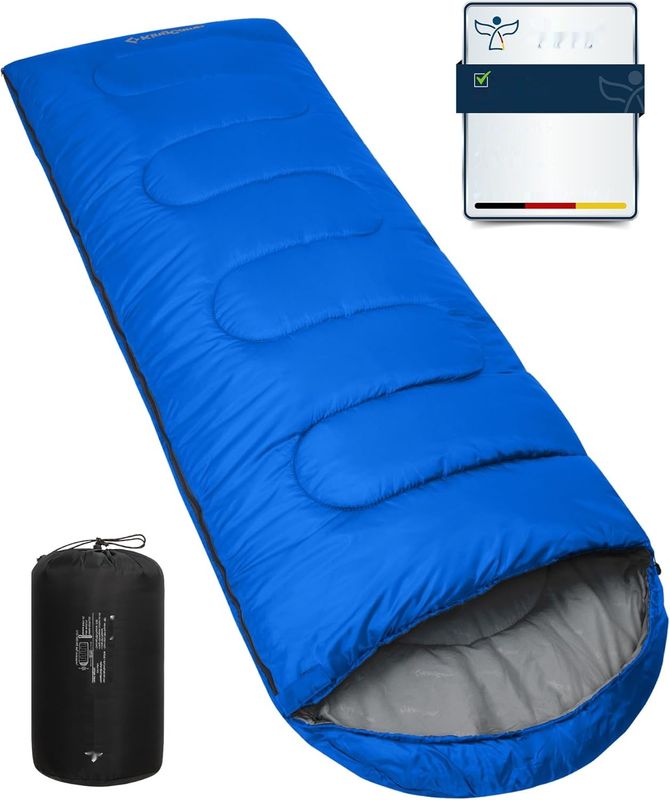 ПОМЕНЯТЬ ФОТО НА ЗЕЛ ОРАНЖ!!!! KingCamp Oasis śpiwór kempingowy na 3–4 pory roku, wodoodporny, lekkiś M