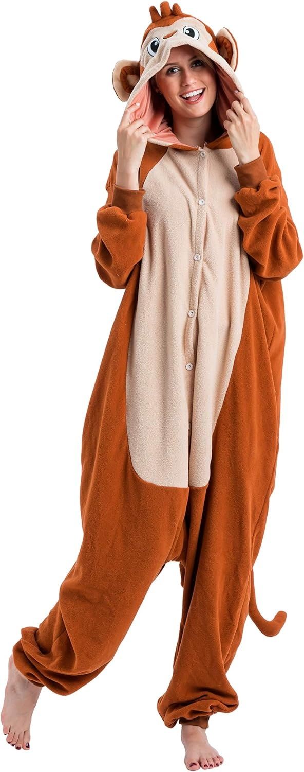 Spooktacular Creations uniseks piżama z pluszu dla dorosłych