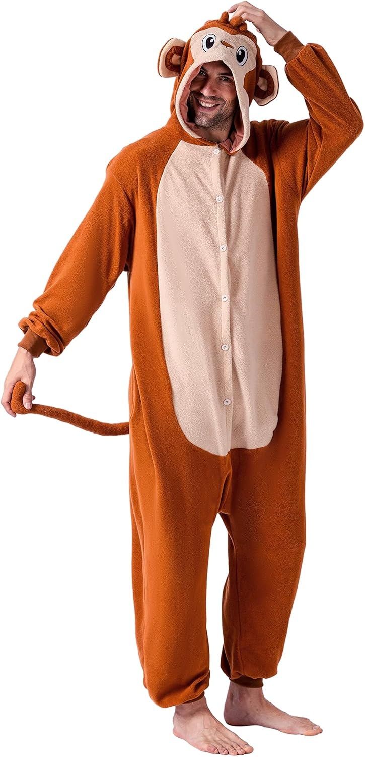 Spooktacular Creations uniseks piżama z pluszu dla dorosłych