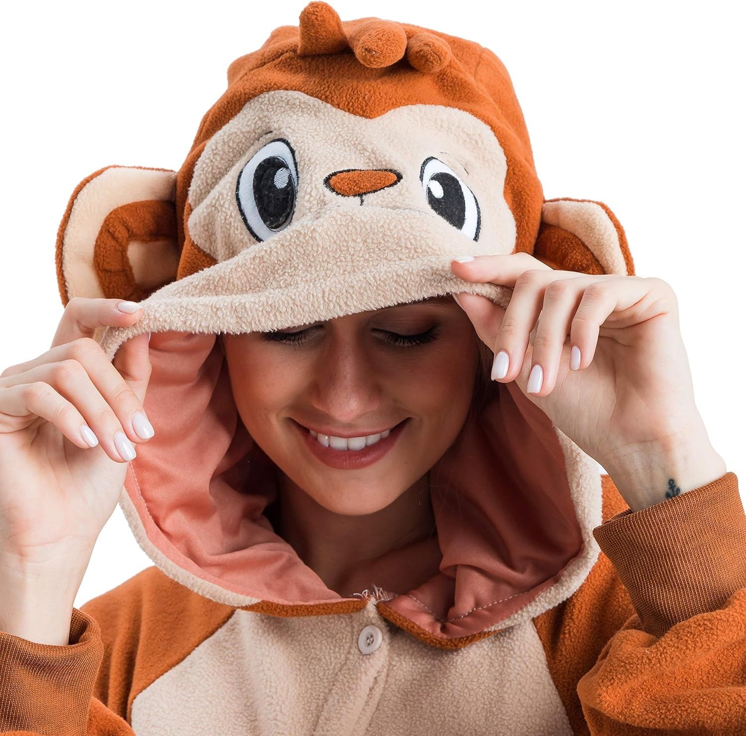 Spooktacular Creations uniseks piżama z pluszu dla dorosłych