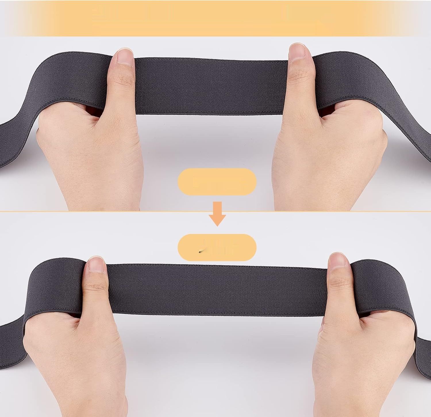 BENECREAT Elastyczna taśma o szerokości 40 mm/1,55" w 10 kolorach