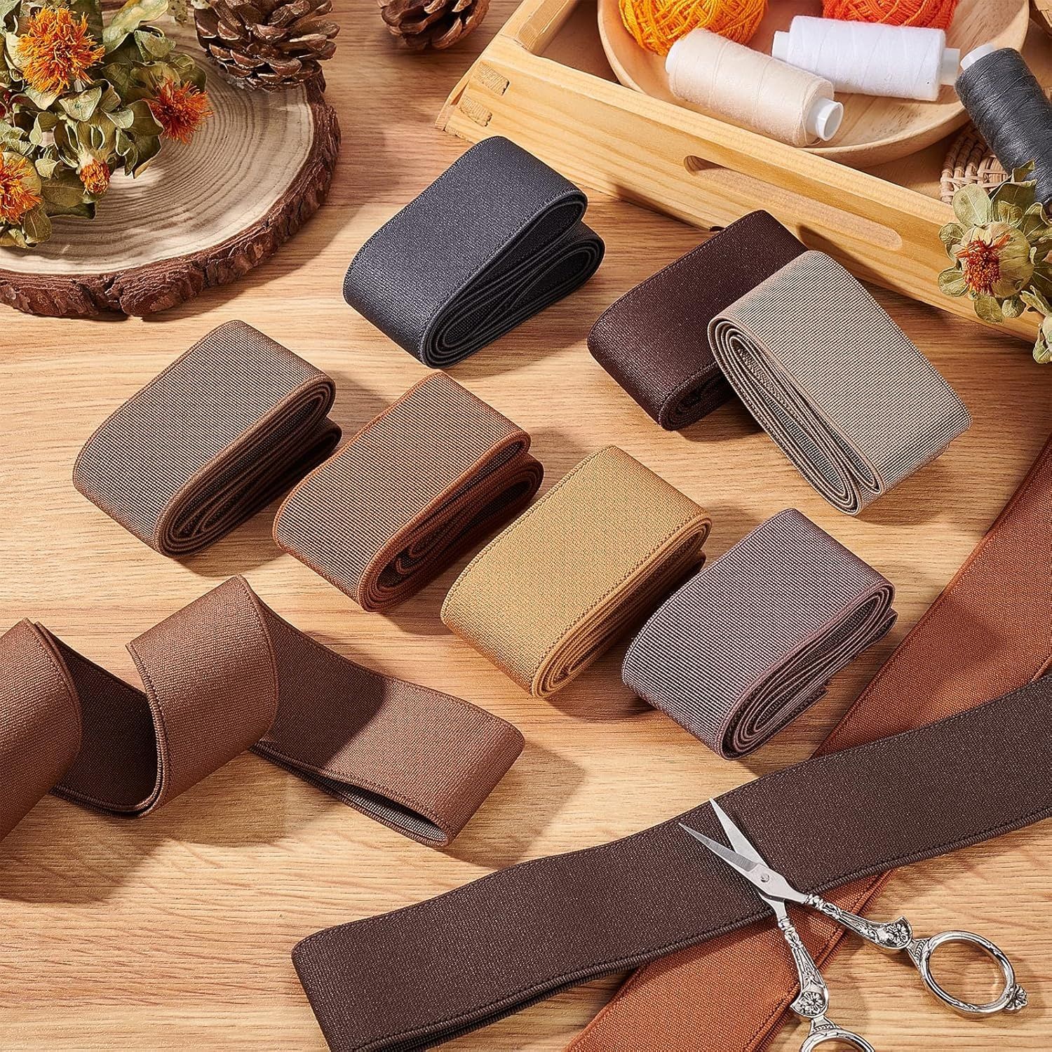 BENECREAT Elastyczna taśma o szerokości 40 mm/1,55" w 10 kolorach