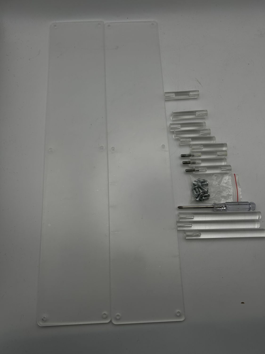 BENECREAT akrylowy stojak ekspozycyjny na figurki, dwupoziomowy ekspzy