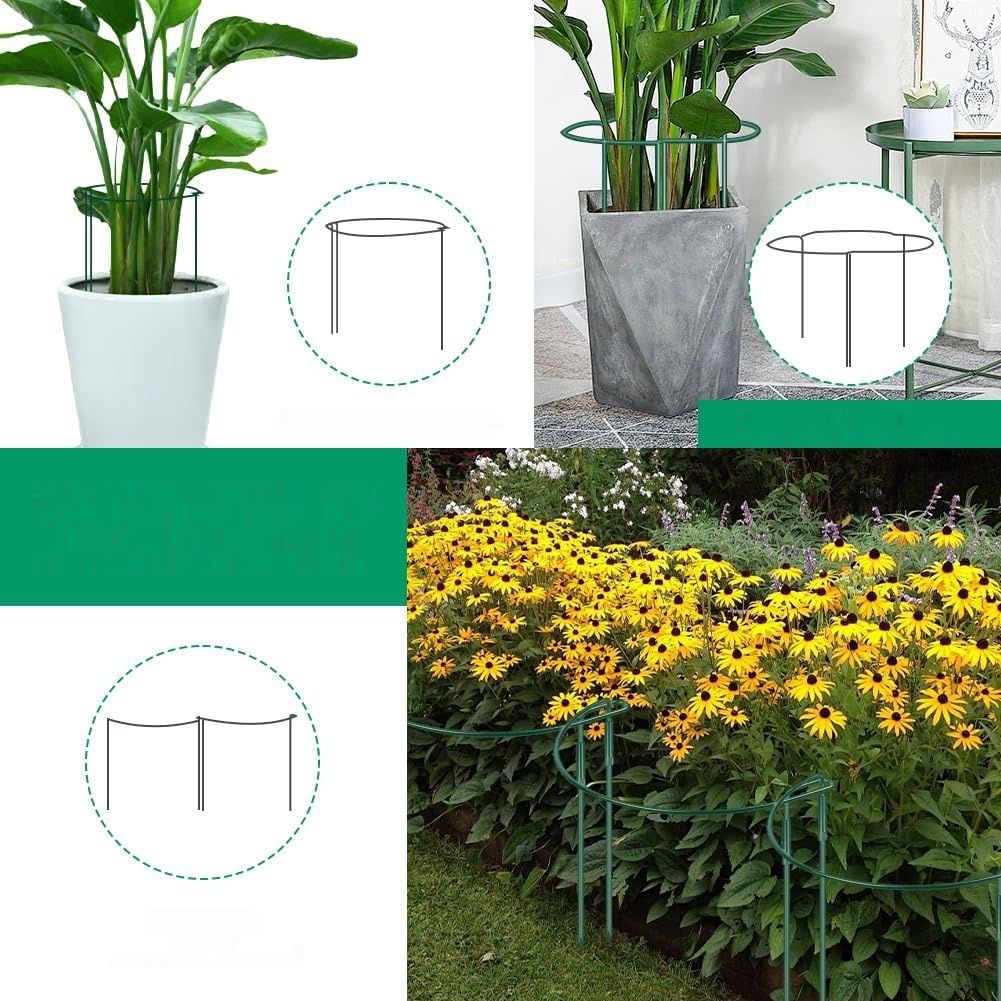 OFFCUP podpory do roślin, 6 sztuk pierścieniowych klatek do roślin
