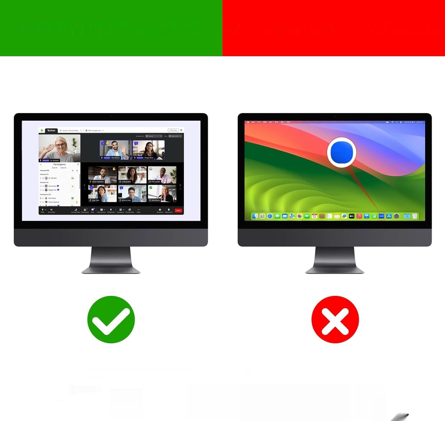 Linkidea Przycisk spotkania USB z funkcją zoom do systemu Windows