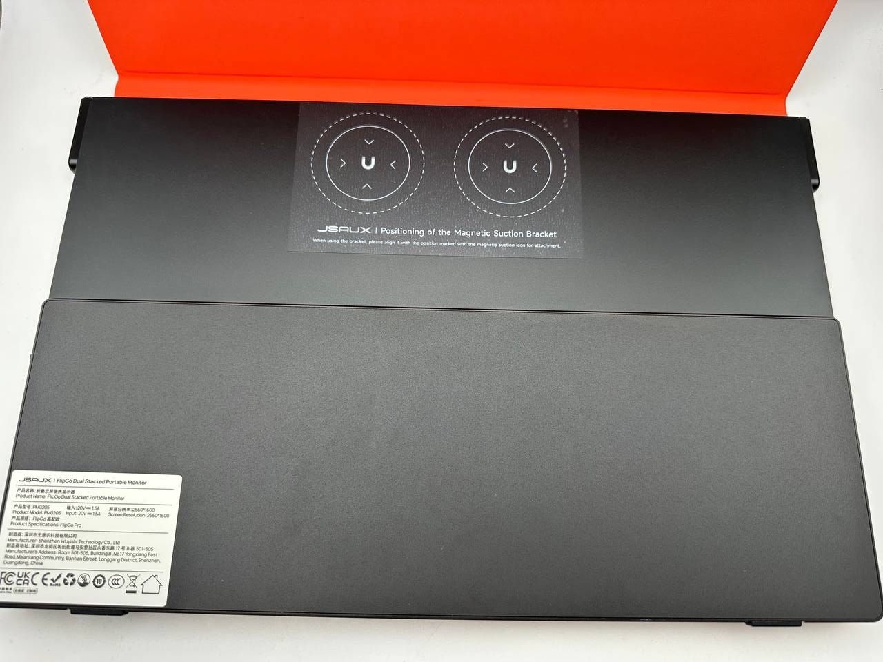 JSAUX FlipGo Pro 16" – Podwójny, składany monitor do laptopa 2.5K