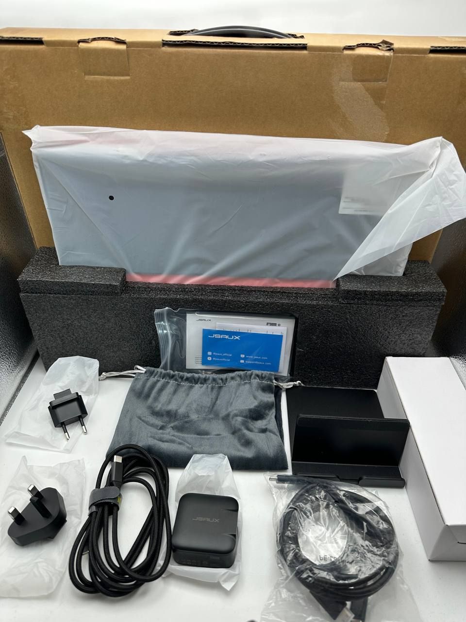 JSAUX FlipGo Pro 16" – Podwójny, składany monitor do laptopa 2.5K