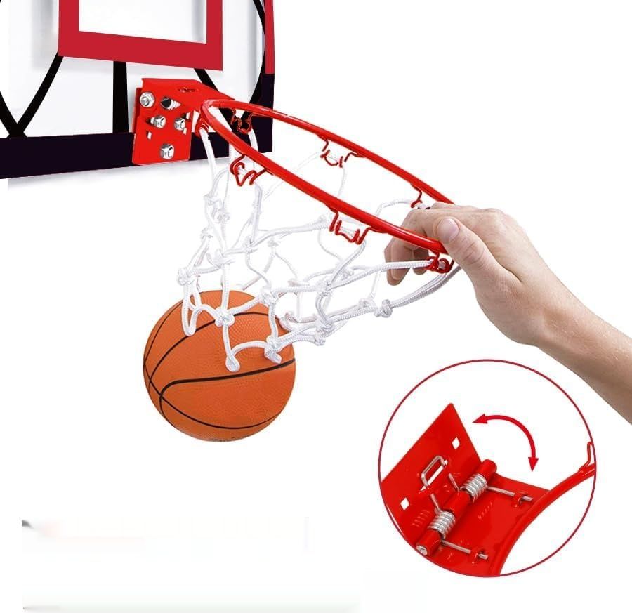 Mini kosz do koszykówki na drzwi MerryXGift – zestaw dla dzieci 6–12 lat