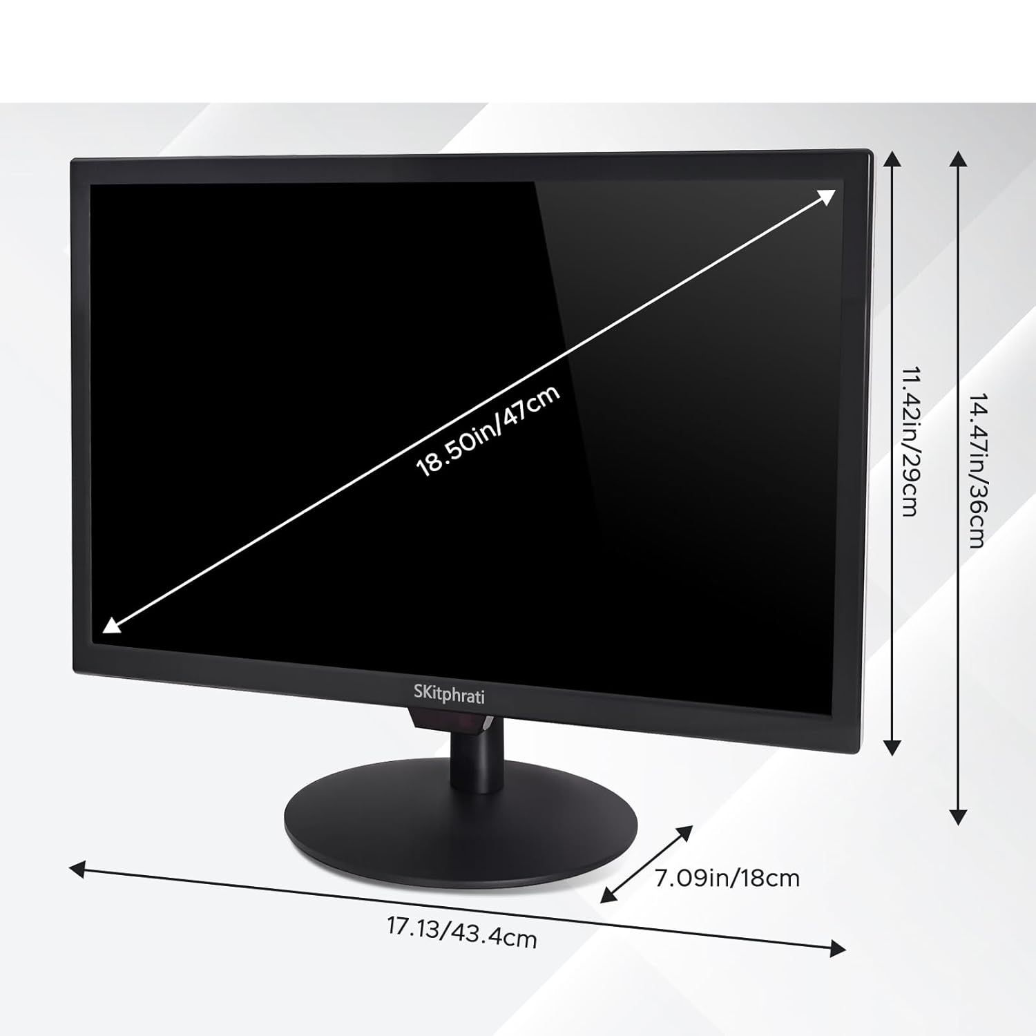 SKitphrati HD-185 19-calowy monitor PC HD 1440 x 900