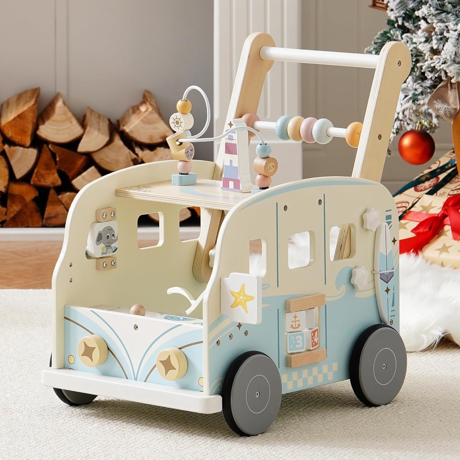 ROBOTIME Babyloopwagen z drewna