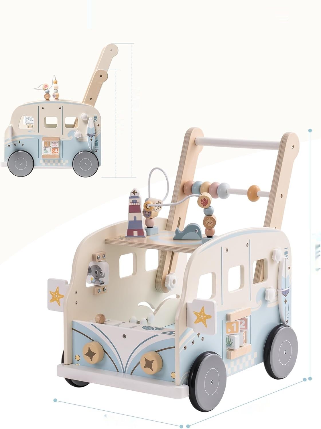 ROBOTIME Babyloopwagen z drewna
