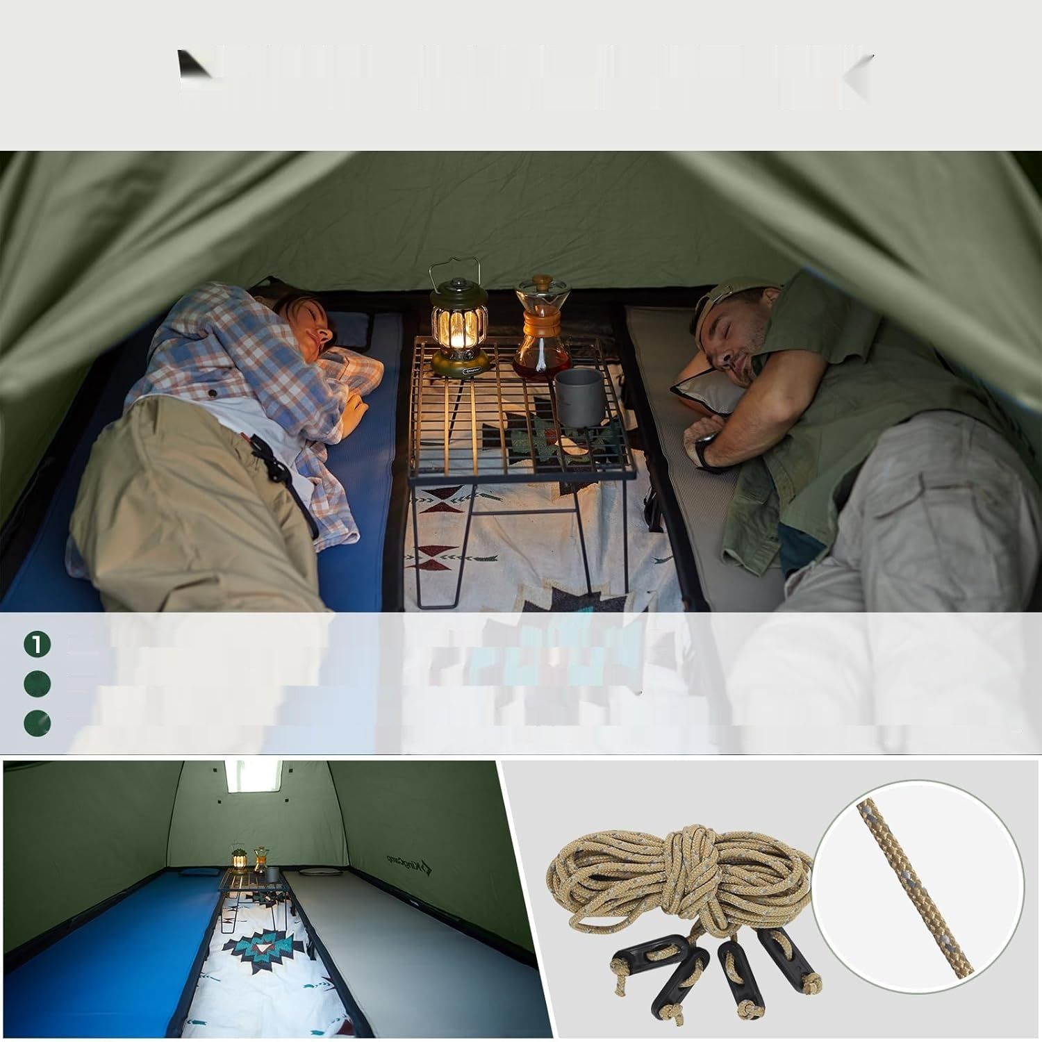 KingCamp MONDOME II lekki, wodoodporny namiot kempingowy dla 2 osób,