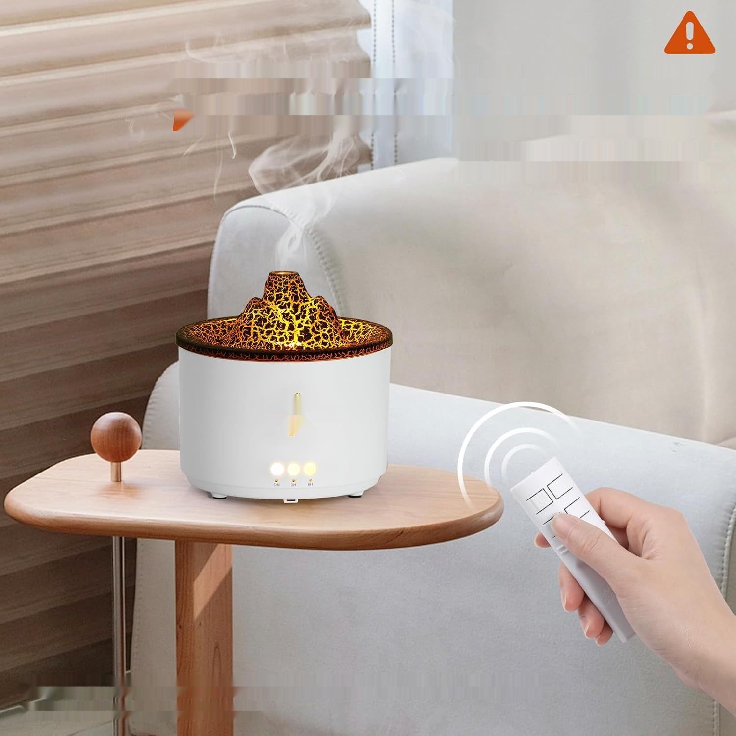 ЦВЕТ ПО ДЕРЕВО Dyfuzor olejków eterycznych Simpeak 400 ml z pilotem, ultradźwiękowydy