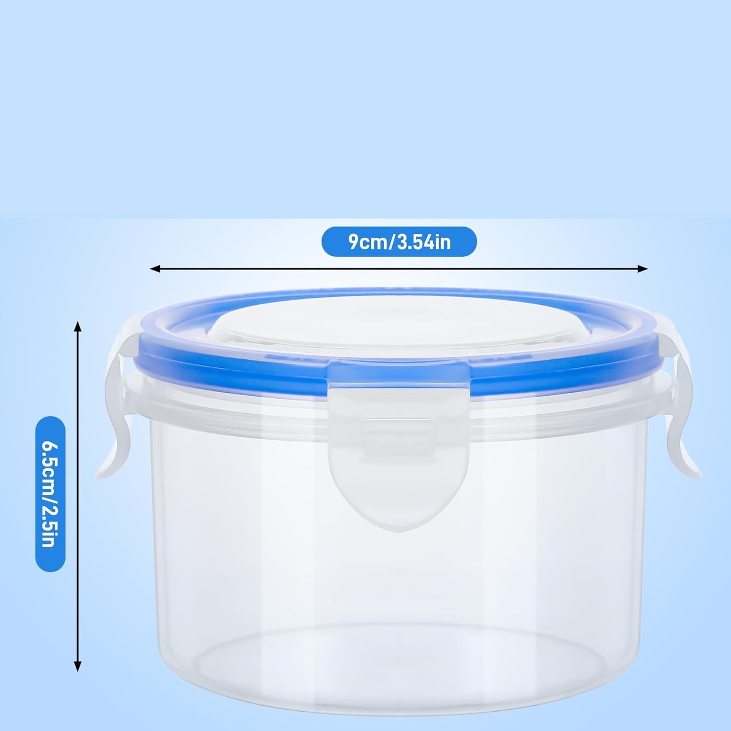 Zestaw pojemników na żywność 300 ml z pokrywkami Starvortex