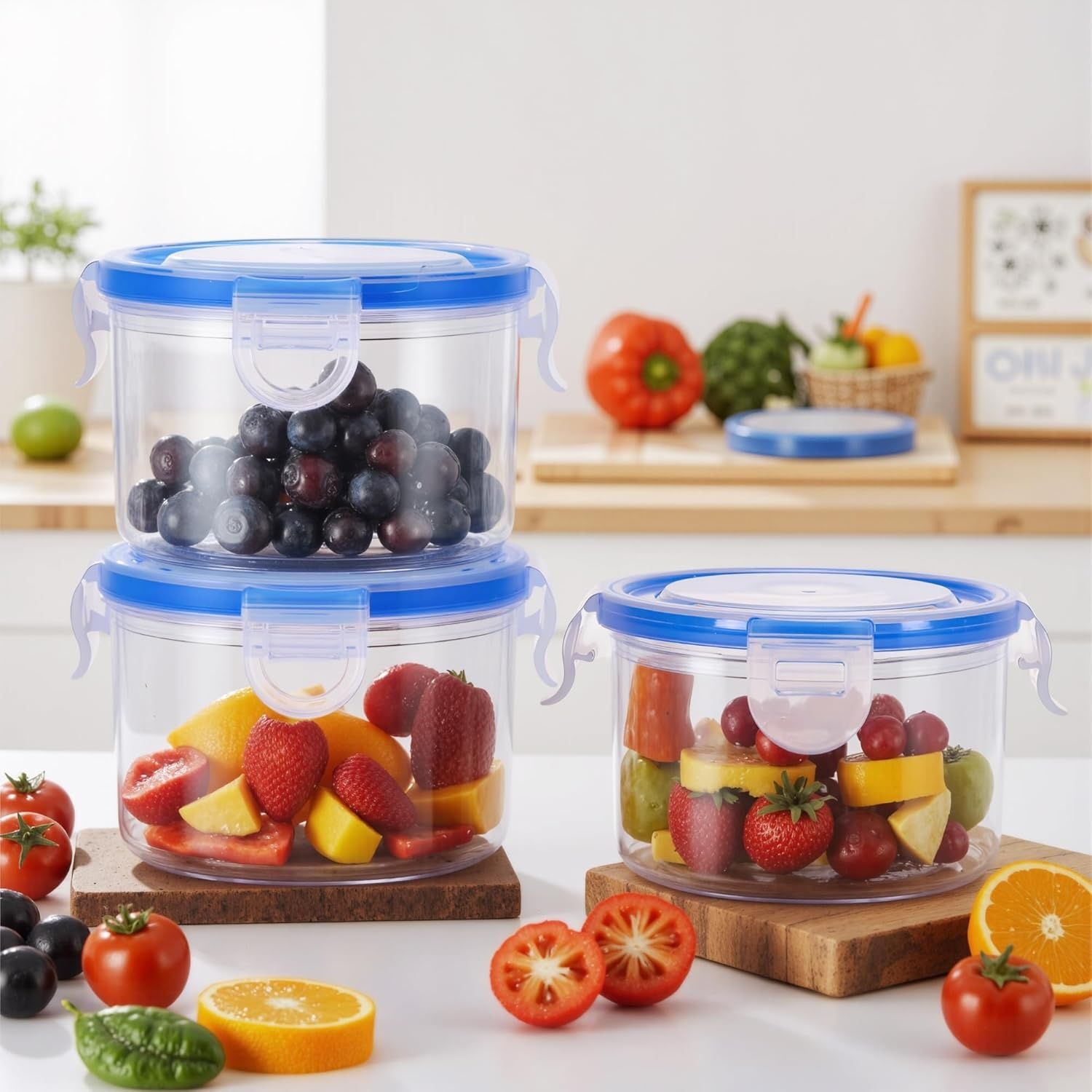 Zestaw pojemników na żywność 300 ml z pokrywkami Starvortex