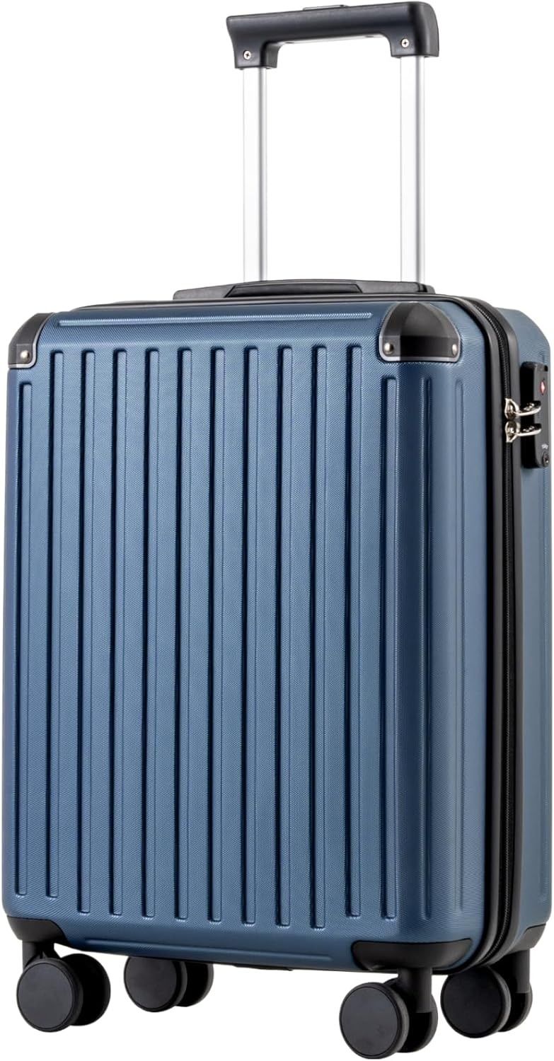 COOLIFE EasyJet – Walizka kabinowa 55x40x20 + plecak 40x25x20 z zamkiem TSA