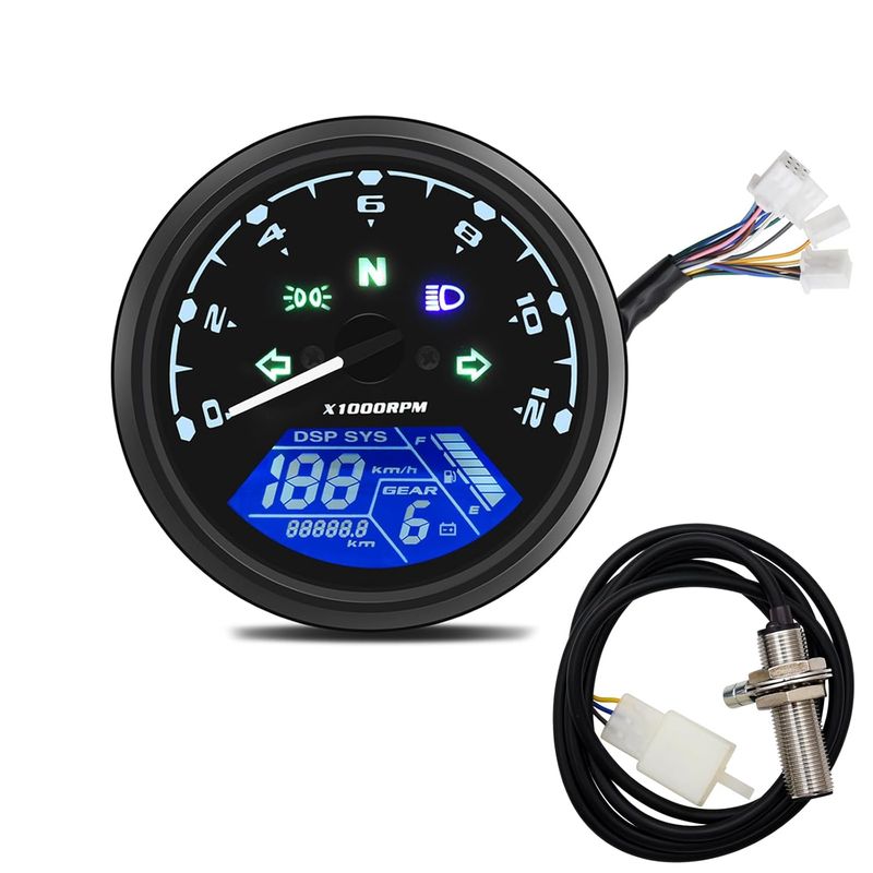 Geloo cyfrowy licznik prędkości do motocykla