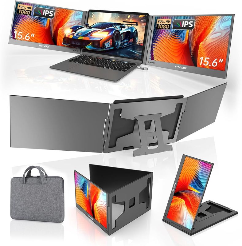 MT-VIKI 15,6'' przenośne rozszerzenie ekranu laptopa, podwójny monitor
