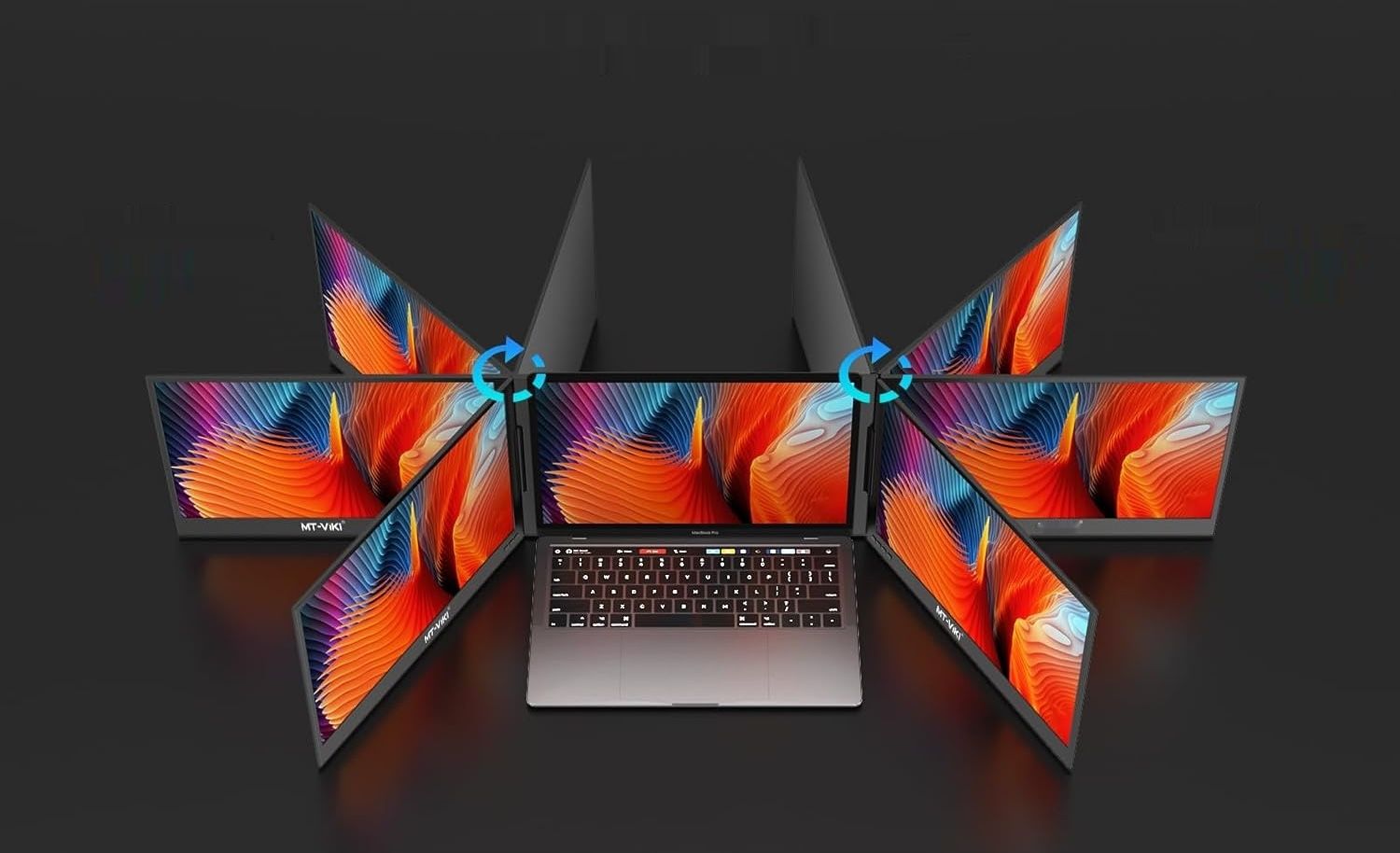 MT-VIKI 15,6'' przenośne rozszerzenie ekranu laptopa, podwójny monitor