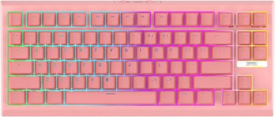 Zmienić foto na czarny !!!!!!!!    EPOMAKER G84 80% Mechaniczna Klawiatura Gamingowa RGB, Klawiatura bezw