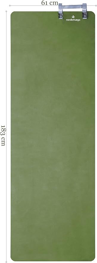 Yogamatte nordicfuego Travel – składana, cienka, z naturalnego kauczuku