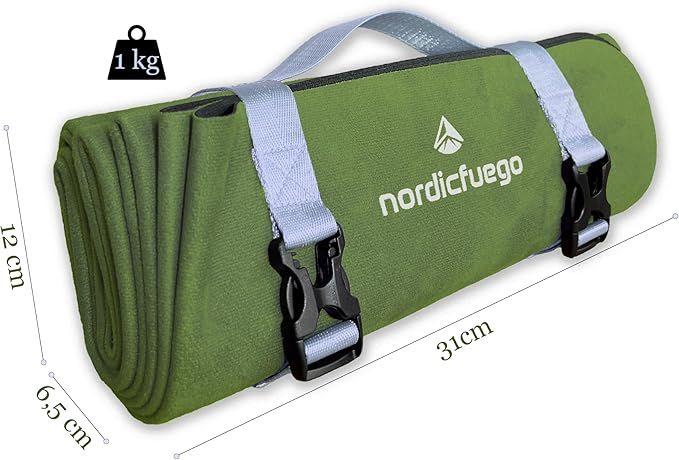 Yogamatte nordicfuego Travel – składana, cienka, z naturalnego kauczuku