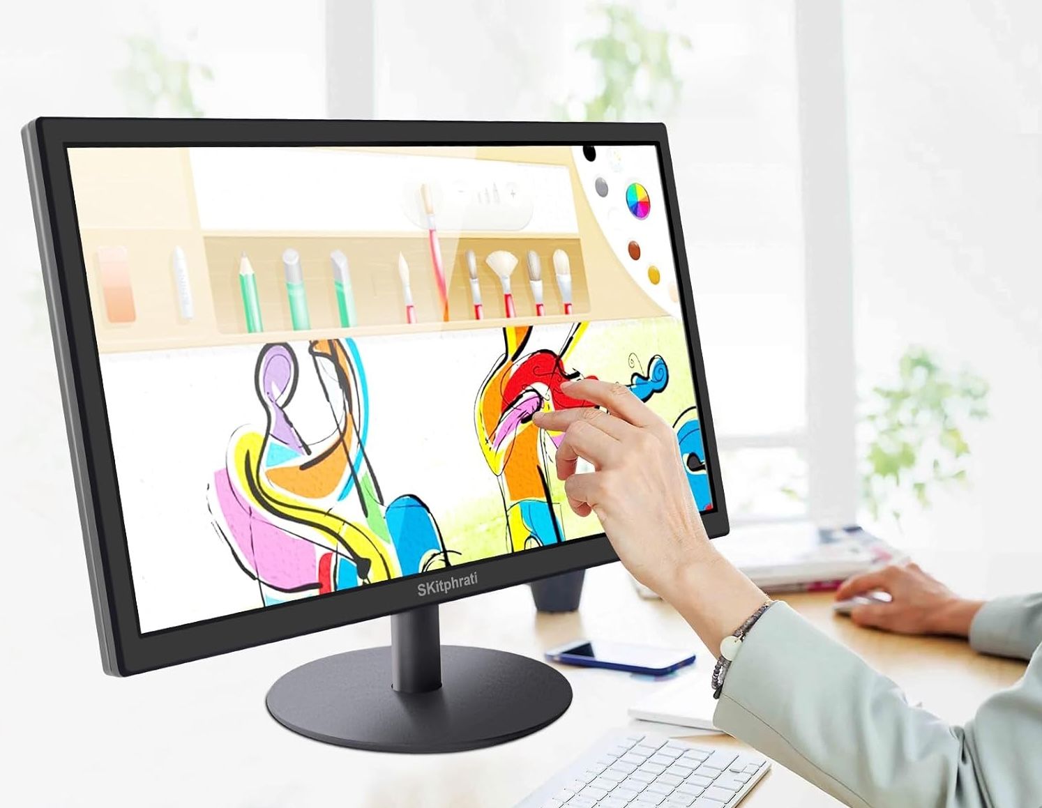 18,5‑calowy monitor dotykowy SKitphrati HD-185