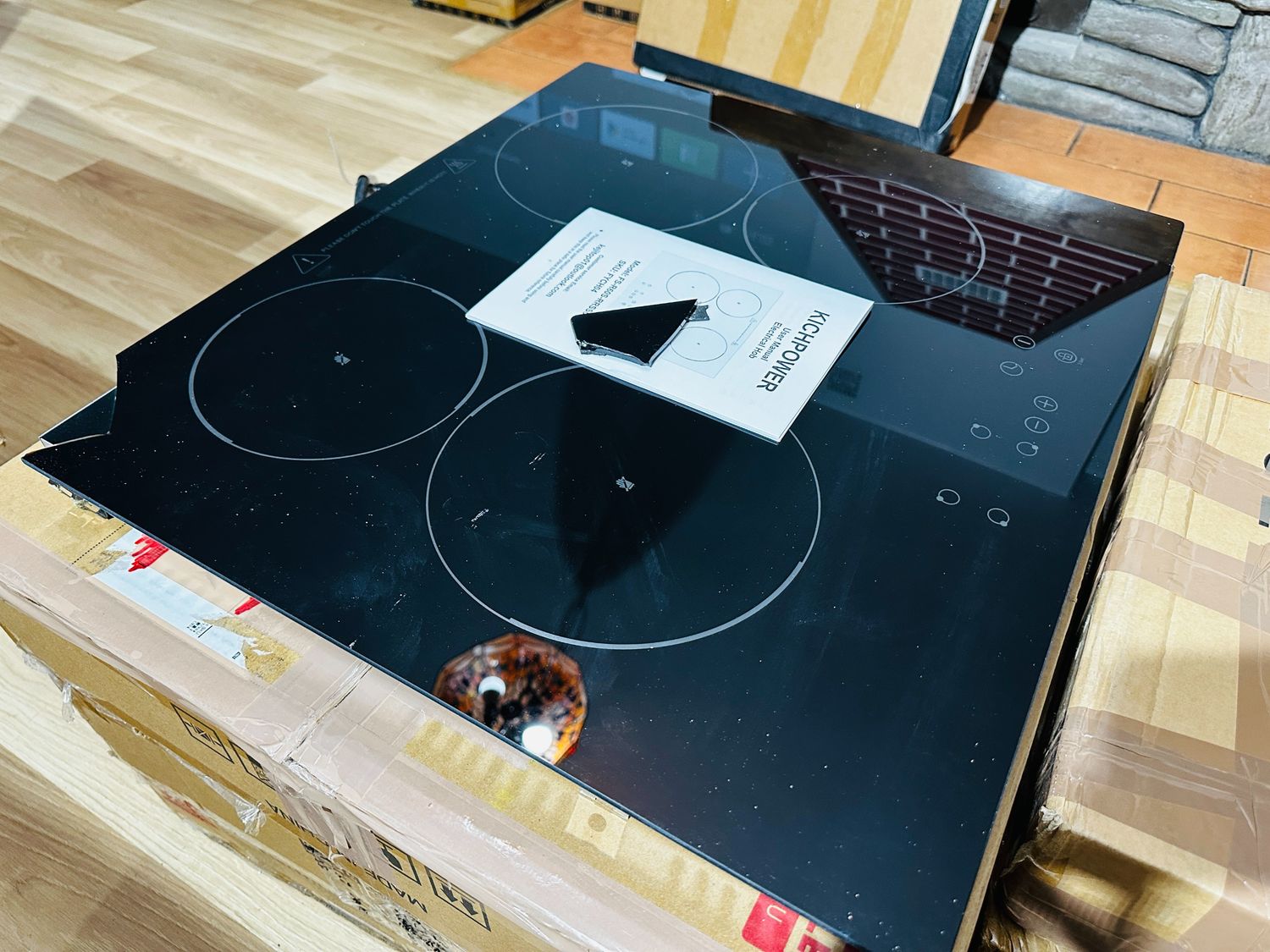 Płyta ceramiczna KICHPOWER 60 cm, 4 pola grzewcze, sterowanie dotykowe