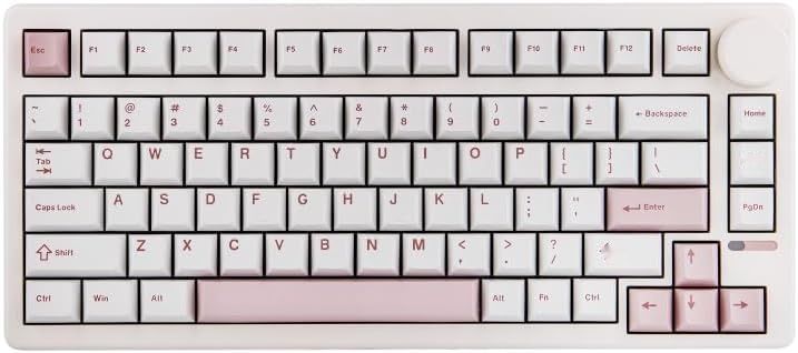 Zmienić foto na czarny !!!!   EPOMAKER QK81 75% bezprzewodowa mechaniczna klawiatura do gier,program