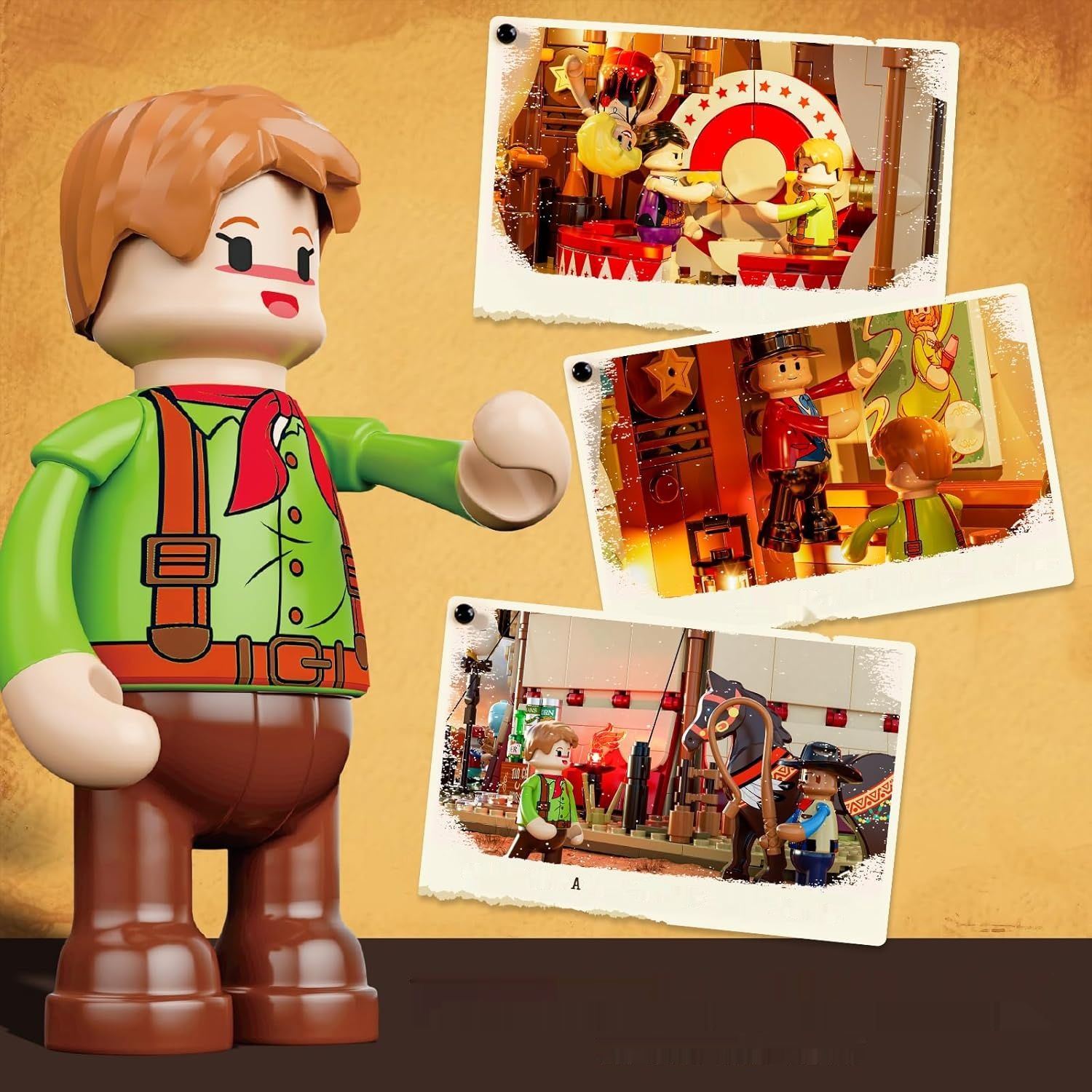 Lumibricks Podróżujące Cyrkowe – zestaw do budowania ze światłem