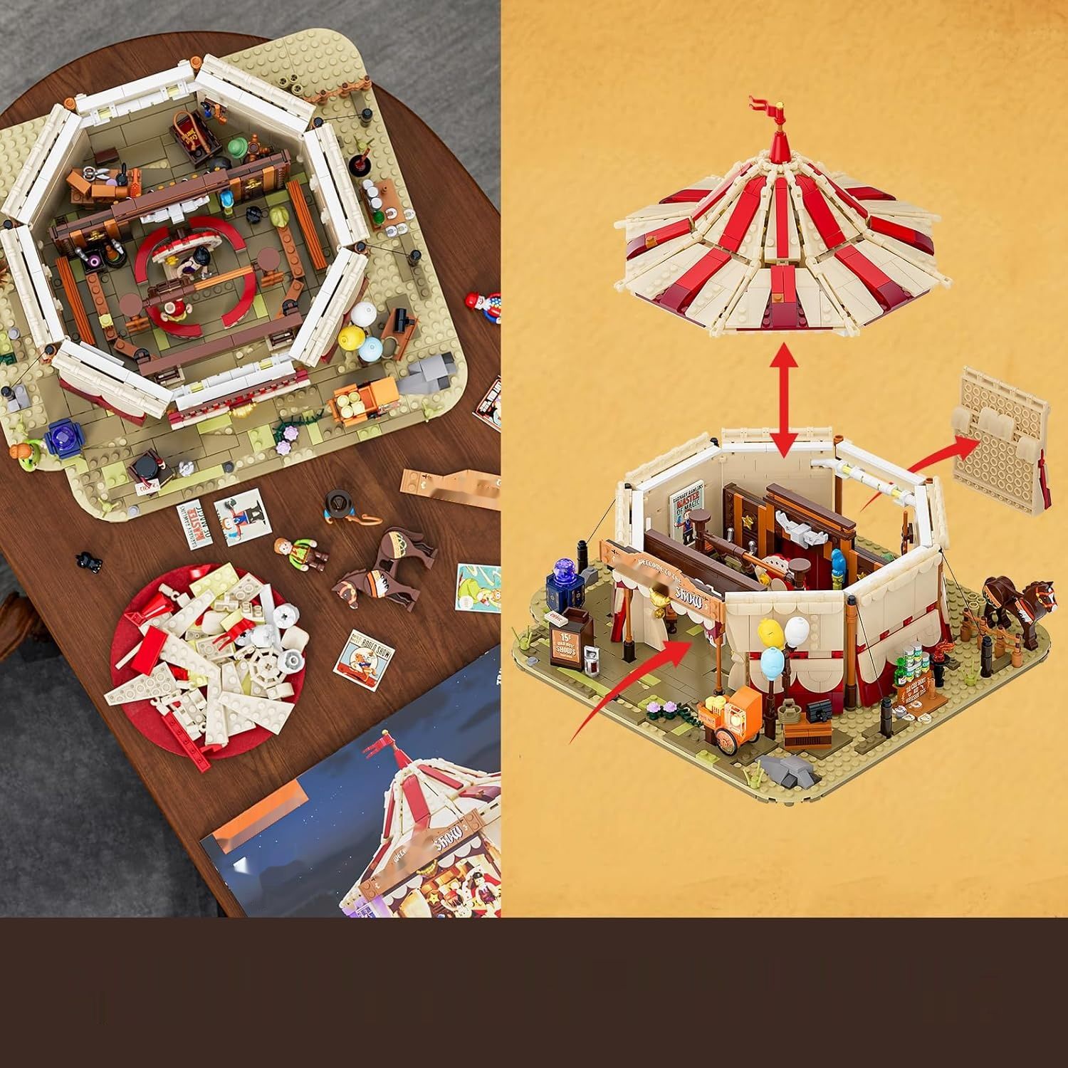 Lumibricks Podróżujące Cyrkowe – zestaw do budowania ze światłem