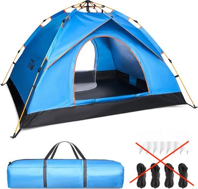 Namiot ExpeditionEra 2–3 osoby 200 x 200 x 135 cm – automatyczny namiot typu pop-up